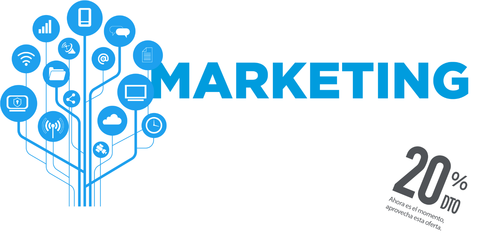 Campañas de marketing online. 20% de descuento